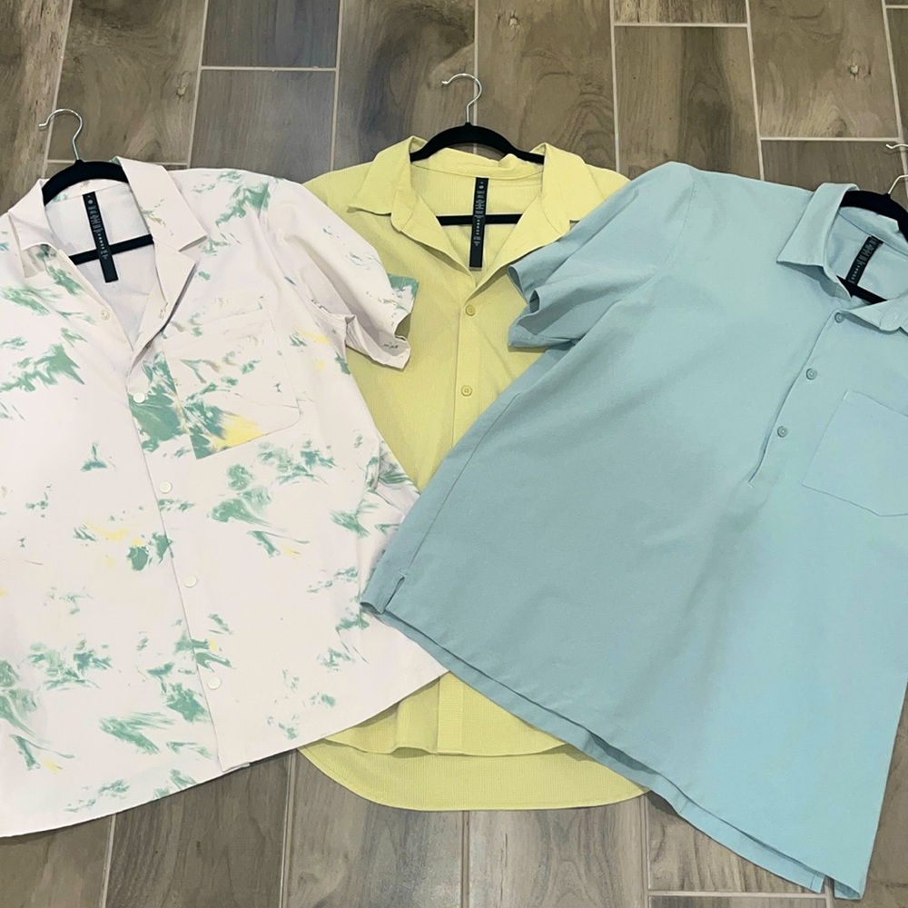 Men’s New Lululemon Button Up Shirt Top XL